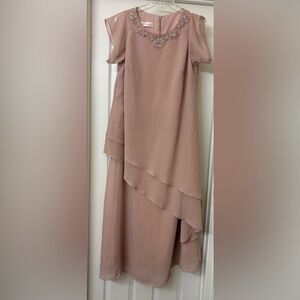 JJs House Dusty Rose Embellished Dress